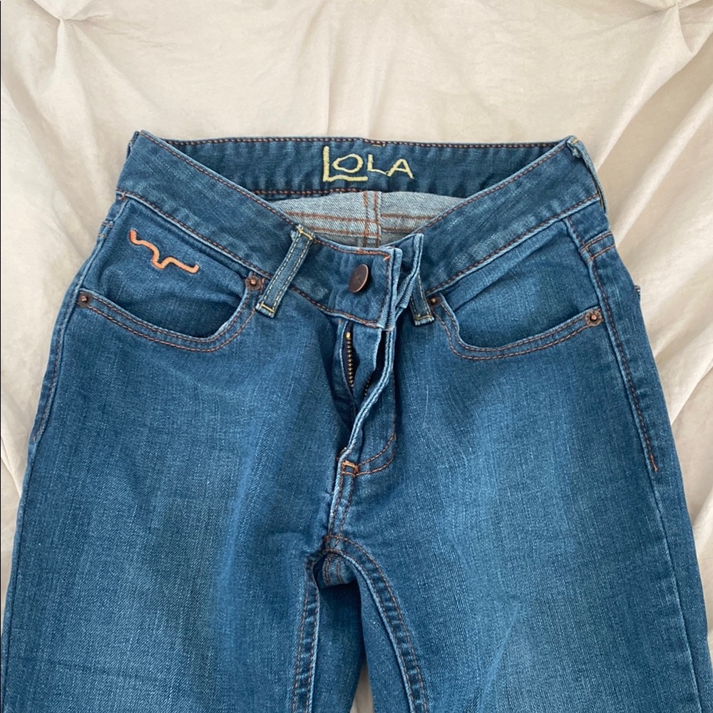 Kimes Ranch Dark Blue Flare Jeans